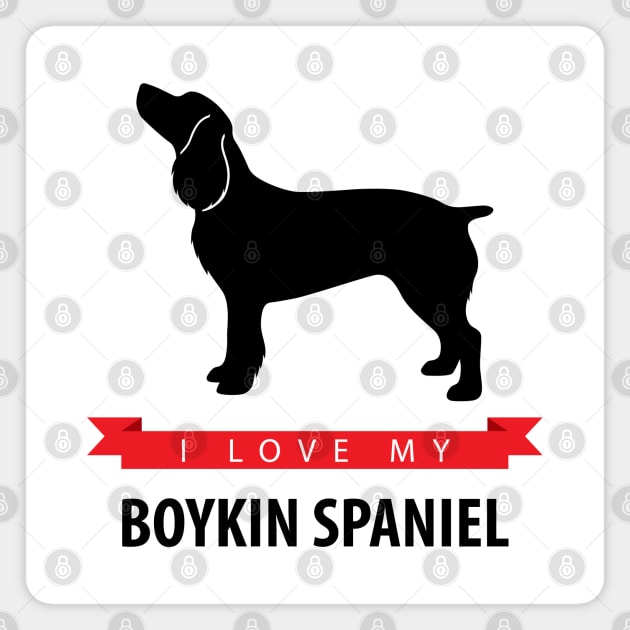 I Love My Boykin Spaniel Magnet by millersye
